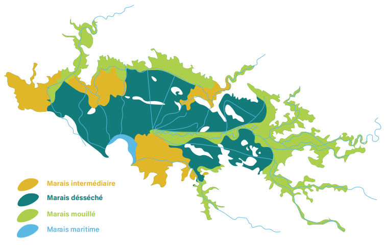 Carte du Marais Poitevin